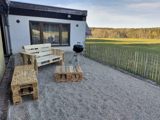 Unsere neugebaute Lounge mit weitem Blick